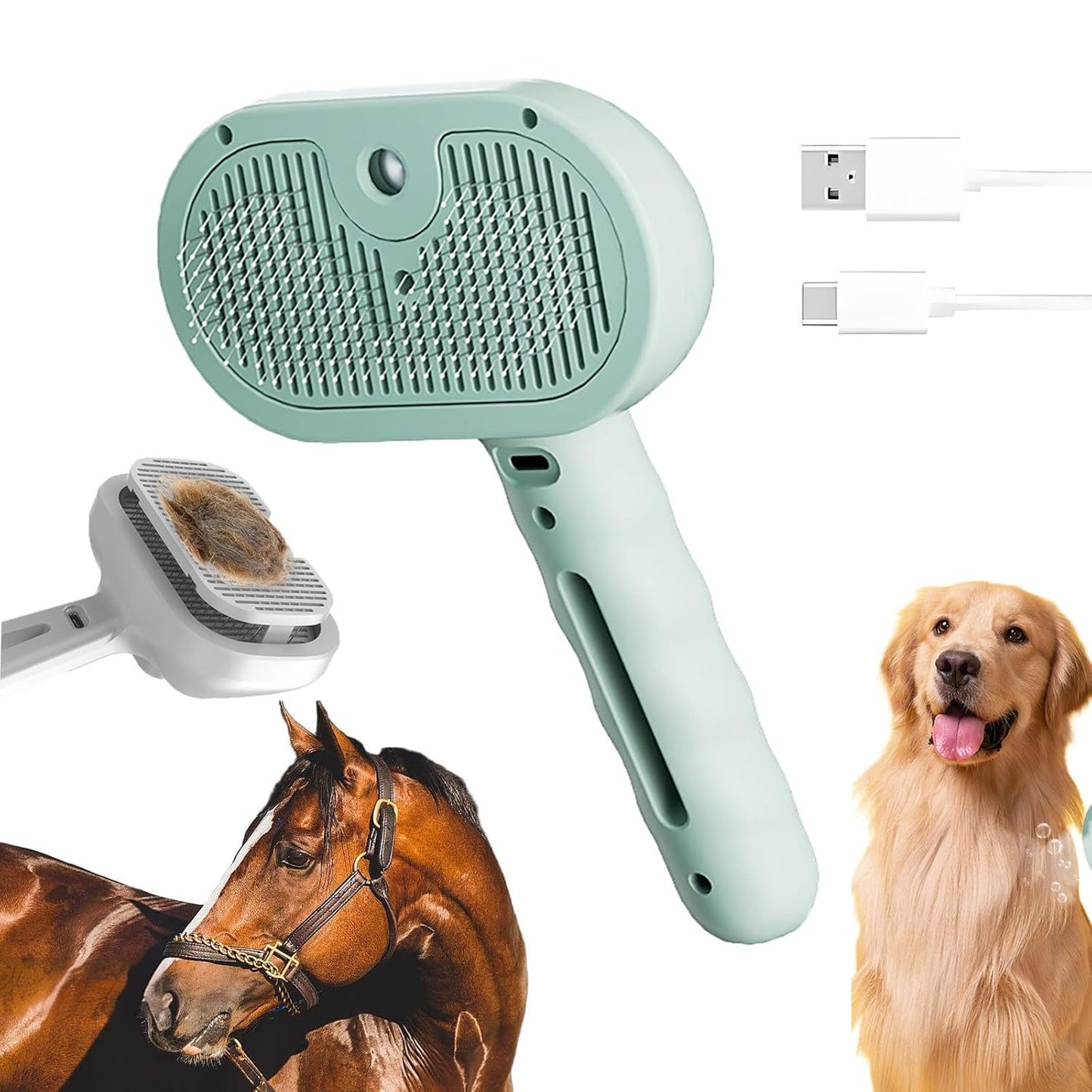 Electric stream massage comb for Pets