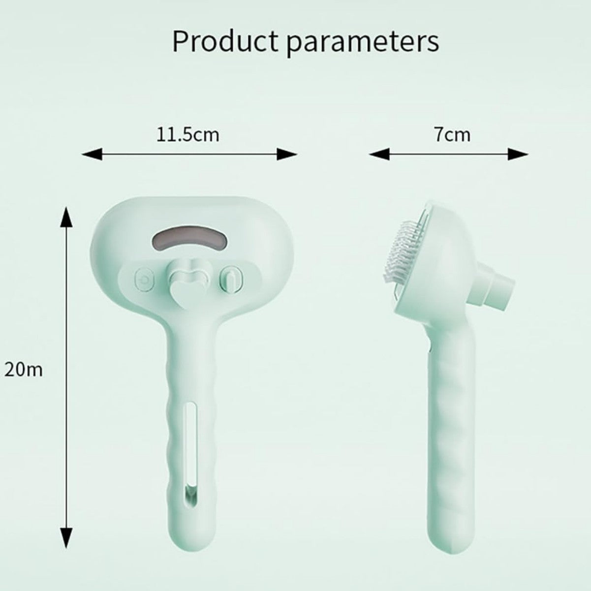 Electric stream massage comb for Pets