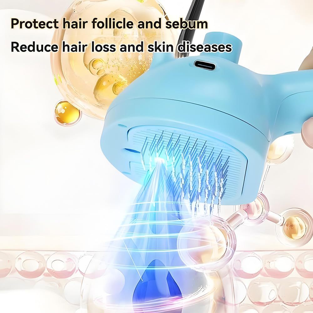Electric stream massage comb for Pets